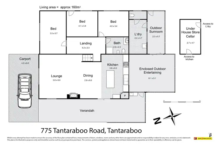 Floorplan of Homely rural property listing, 775 Tantaraboo Road, Lancefield VIC 3435