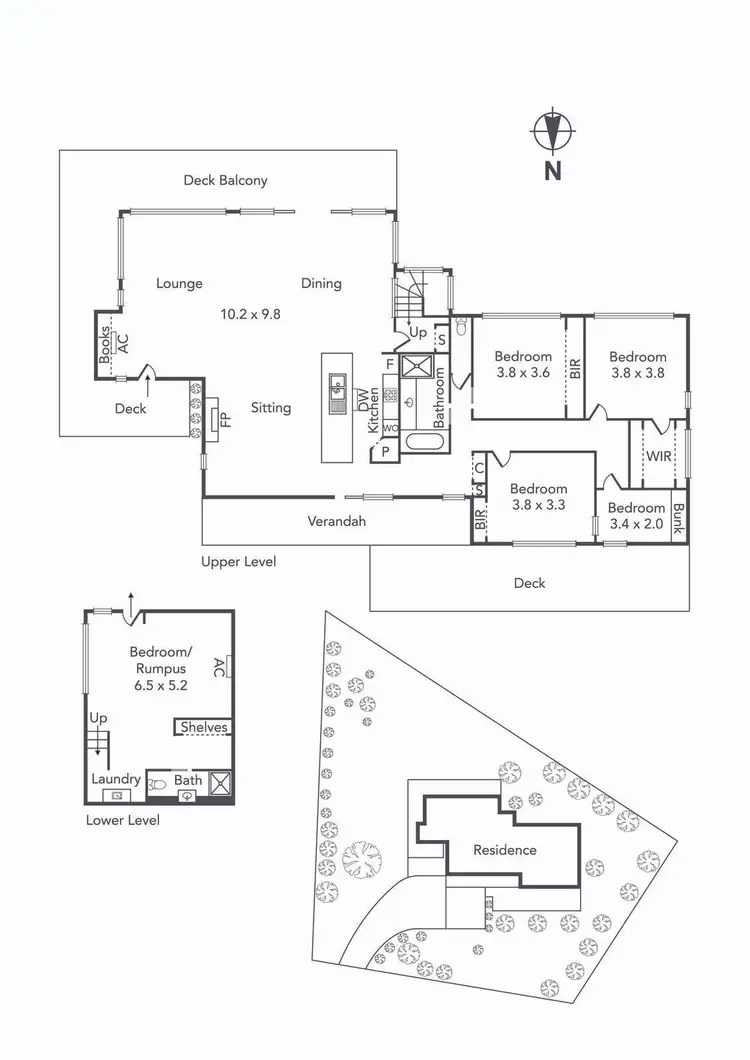 Floorplan of Homely house listing, 8 Vale Street, Flinders VIC 3929