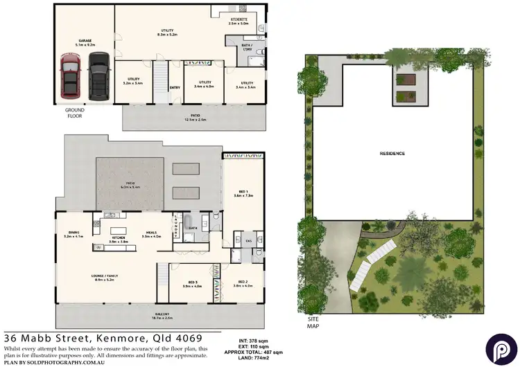 Floorplan of Homely house listing, 36 Mabb Street, Kenmore QLD 4069