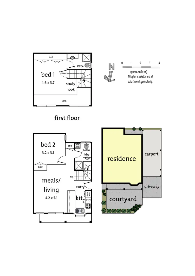 Floorplan of Homely unit listing, 5/11 Doncaster East Road, Mitcham VIC 3132