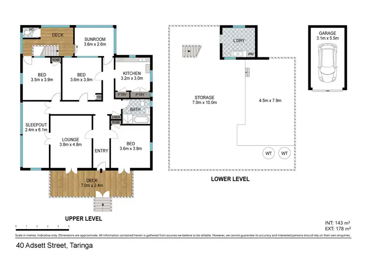 Floorplan of Homely house listing, 40 Adsett Street, Taringa QLD 4068