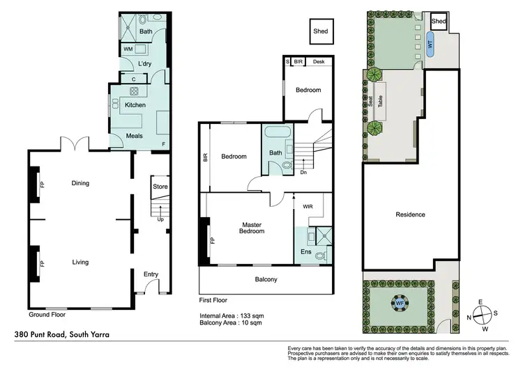Floorplan of Homely house listing, 380 Punt Road, South Yarra VIC 3141