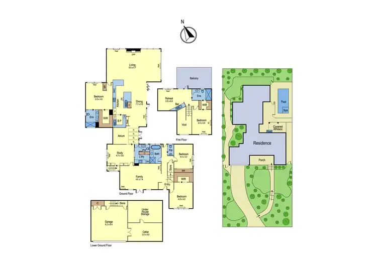 Floorplan of Homely house listing, 141 Dalton Street, Eltham VIC 3095