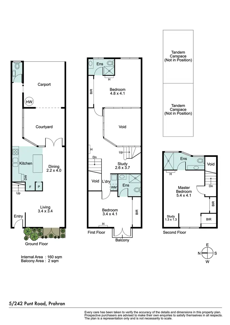 Floorplan of Homely house listing, 5/242 Punt Road, Prahran VIC 3181