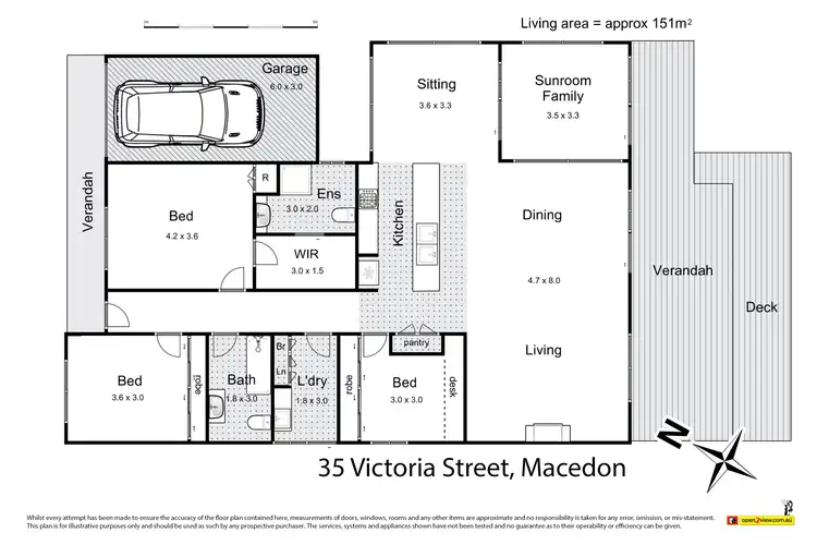 Floorplan of Homely house listing, 35 Victoria Street, Macedon VIC 3440