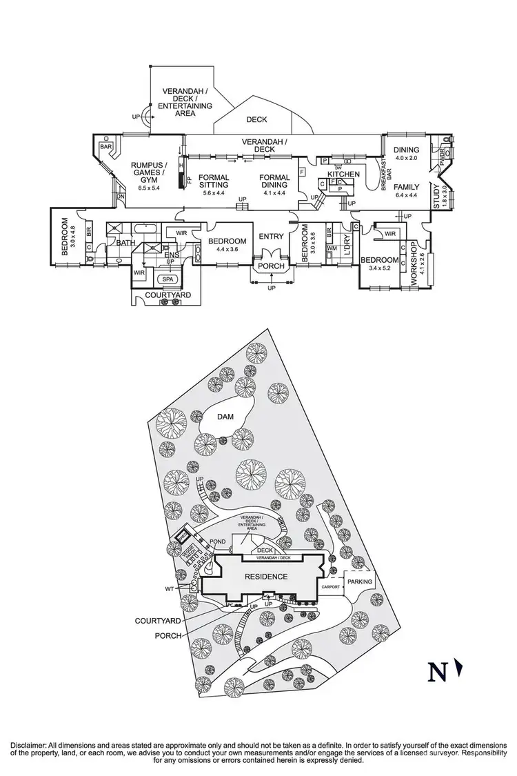 Floorplan of Homely house listing, 5-7 Hawkes Road, North Warrandyte VIC 3113