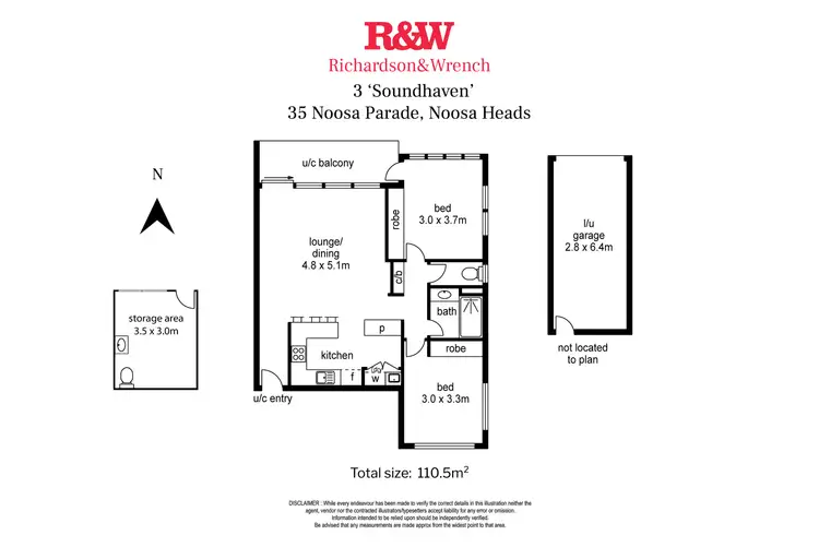 Floorplan of Homely apartment listing, 3/35 Noosa Parade, Noosa Heads QLD 4567