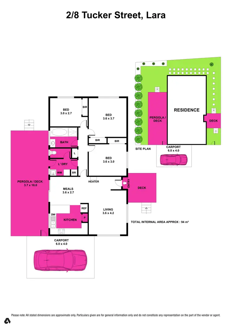 Floorplan of Homely unit listing, 2/8 Tucker Street, Breakwater VIC 3219