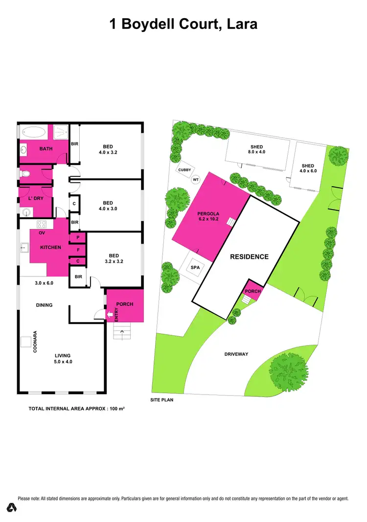 Floorplan of Homely house listing, 1 Boydell Court, Lara VIC 3212