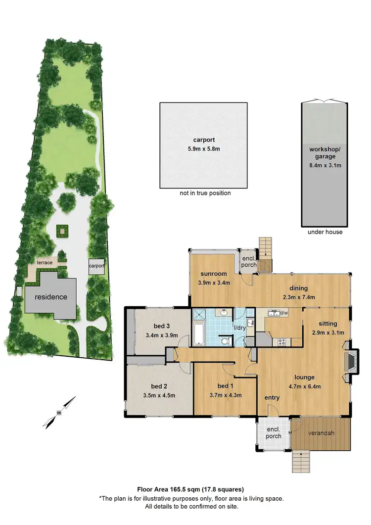Floorplan of Homely house listing, 40 Ridge Road, Mount Dandenong VIC 3767