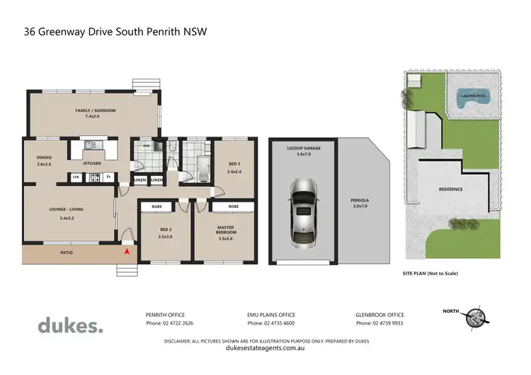 Floorplan of Homely house listing, 36 Greenway Drive, South Penrith NSW 2750