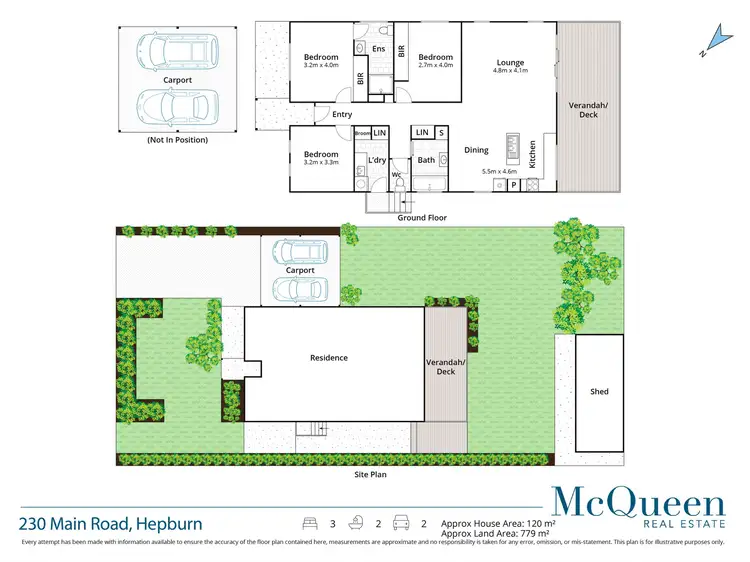 Floorplan of Homely house listing, 230 Main Road, Hepburn VIC 3461