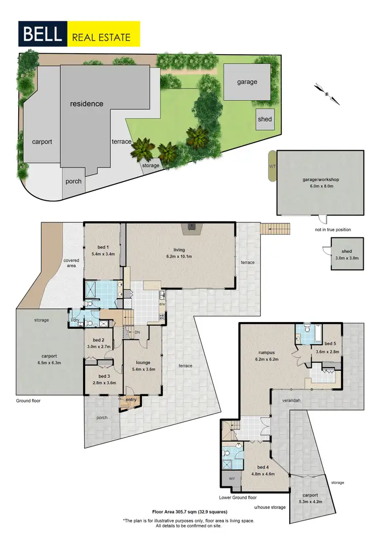 Floorplan of Homely house listing, 15 Summerhill Road, Montrose VIC 3765