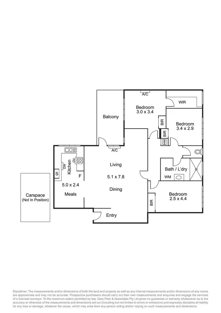 Floorplan of Homely apartment listing, 5/328 Dandenong Road, St Kilda East VIC 3183