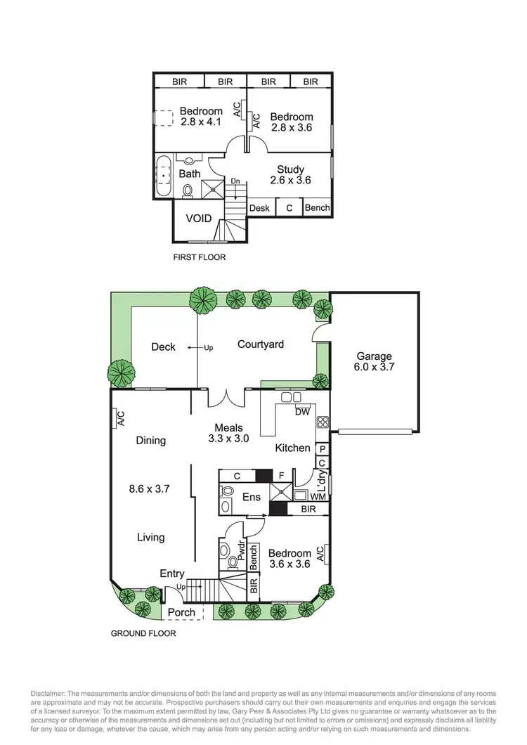 Floorplan of Homely townhouse listing, 3/4 Ulupna Road, Ormond VIC 3204