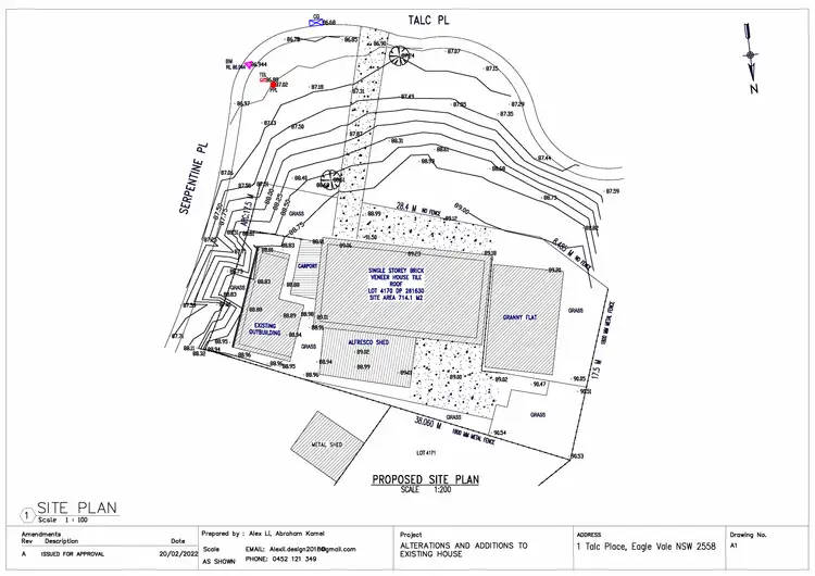 Floorplan of Homely house listing, 1 Talc Place, Eagle Vale NSW 2558