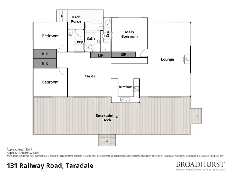 Floorplan of Homely house listing, 131 Railway Road, Taradale VIC 3447