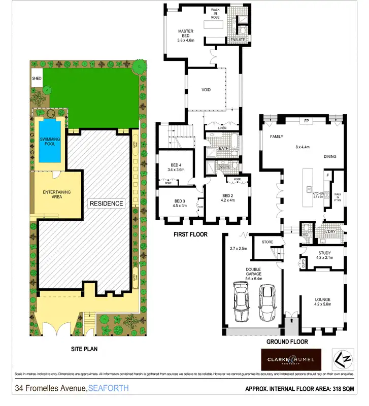 Floorplan of Homely house listing, 34 Fromelles Avenue, Seaforth NSW 2092