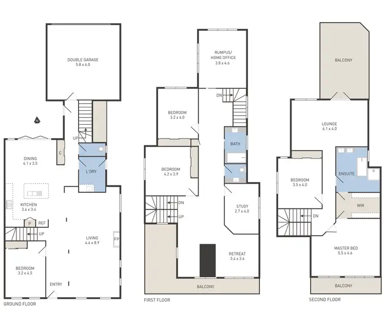 Floorplan of Homely house listing, 9 Raven Lane, Maribyrnong VIC 3032