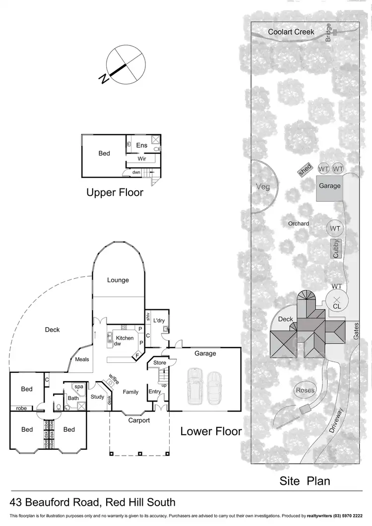 Floorplan of Homely house listing, 43 Beauford Road, Red Hill South VIC 3937
