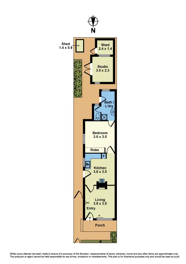 Floorplan of Homely house listing, 21 Princes Street, Williamstown VIC 3016