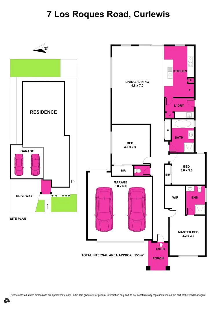 Floorplan of Homely house listing, 7 Los Roques Road, Curlewis VIC 3222