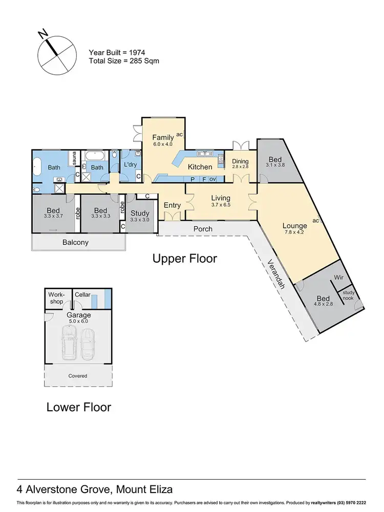 Floorplan of Homely house listing, 4 Alverstone Grove, Mount Eliza VIC 3930