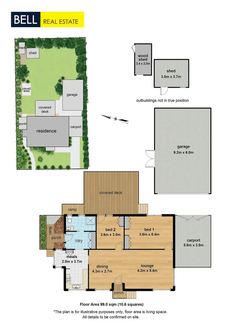 Floorplan of Homely house listing, 1 David Street, Monbulk VIC 3793
