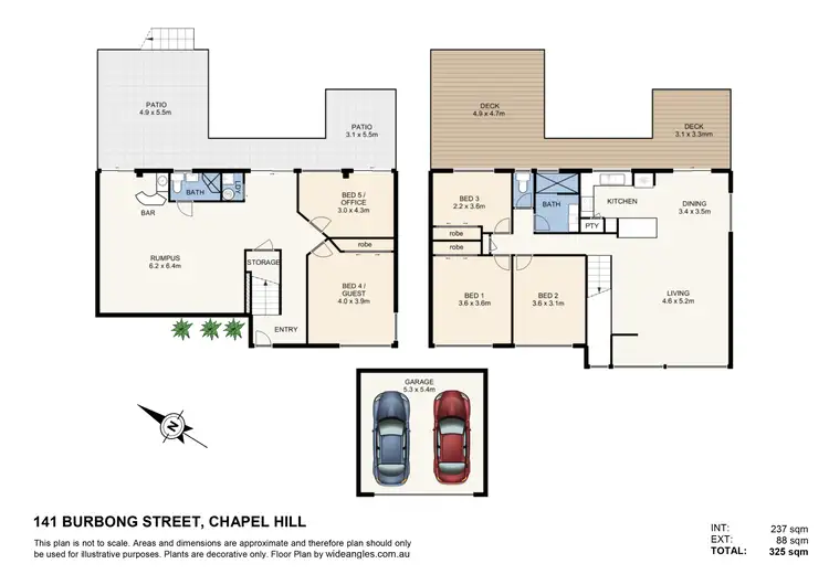 Floorplan of Homely house listing, 141 Burbong Street, Chapel Hill QLD 4069