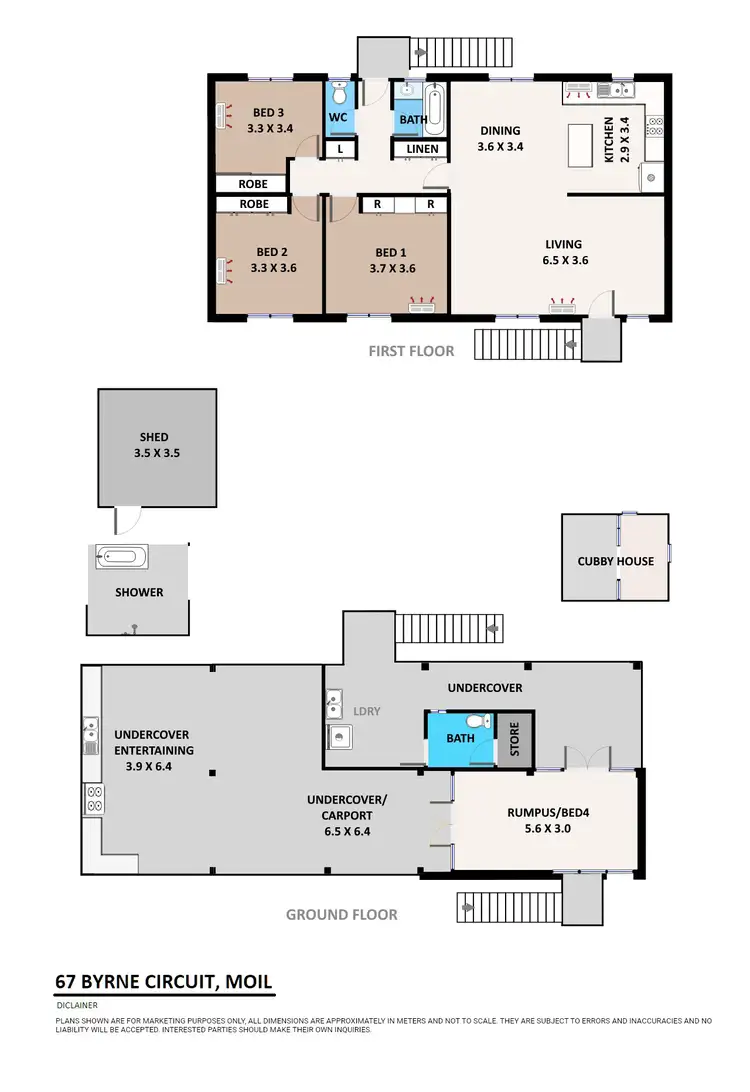 Floorplan of Homely house listing, 67 Byrne Circuit, Moil NT 810