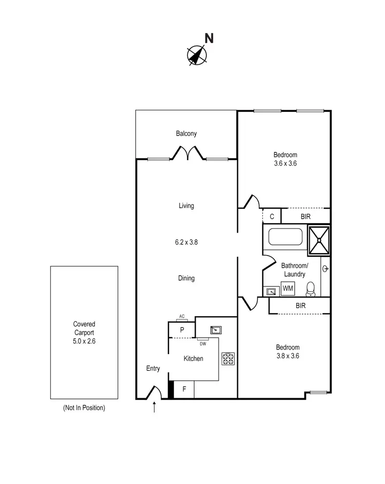 Floorplan of Homely apartment listing, 9/1 Gordon Grove, Malvern VIC 3144