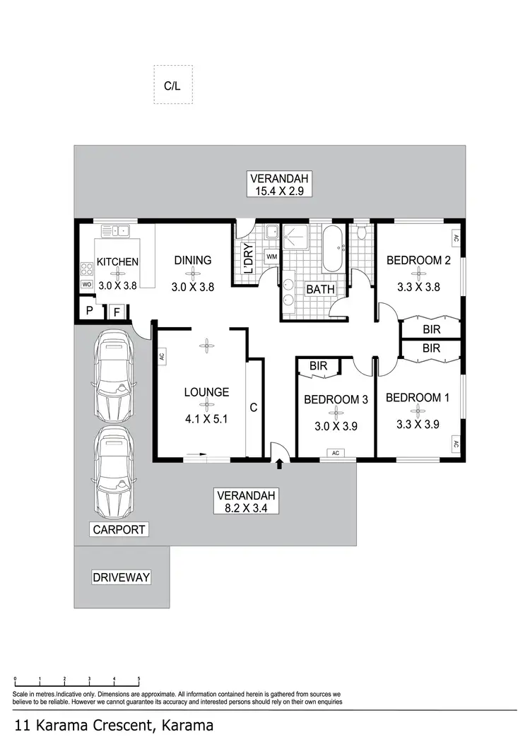 Floorplan of Homely house listing, 11 Karama Crescent, Karama NT 812