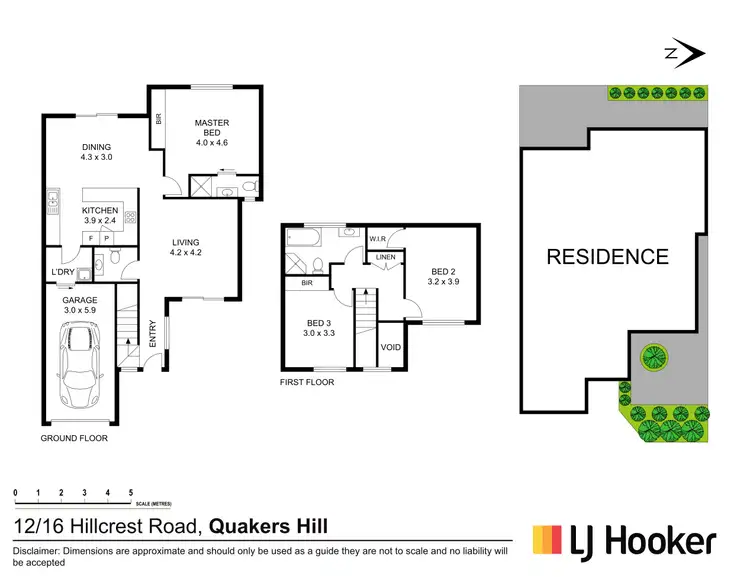 Floorplan of Homely townhouse listing, 12/16 Hillcrest Road, Quakers Hill NSW 2763