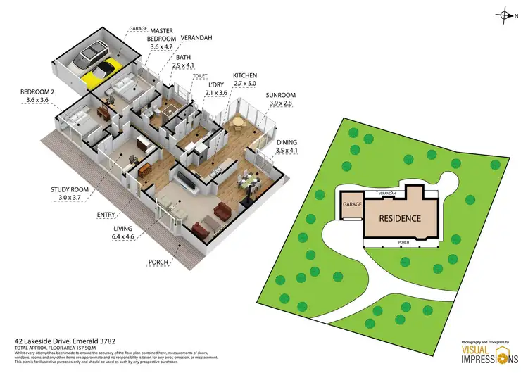 Floorplan of Homely house listing, 42 Lakeside Drive, Emerald VIC 3782