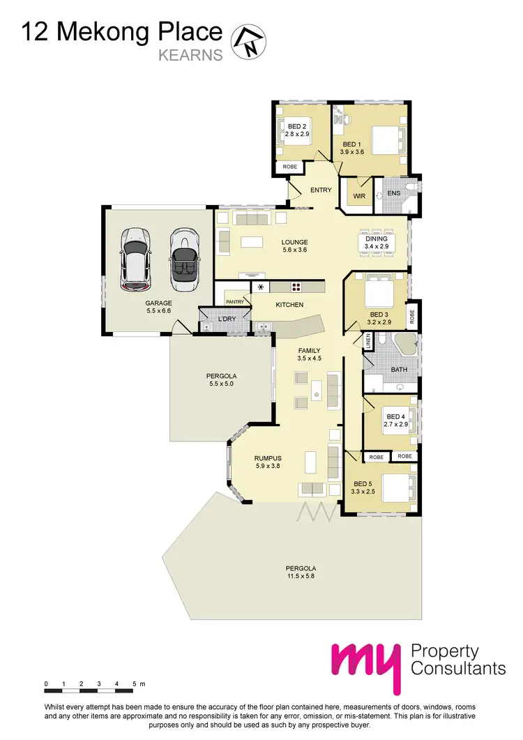 Floorplan of Homely house listing, 12 Mekong Place, Kearns NSW 2558