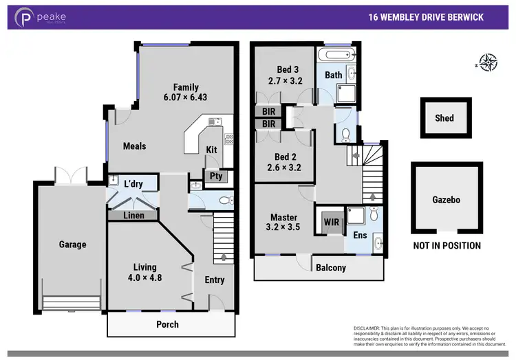 Floorplan of Homely house listing, 16 Wembley Drive, Berwick VIC 3806