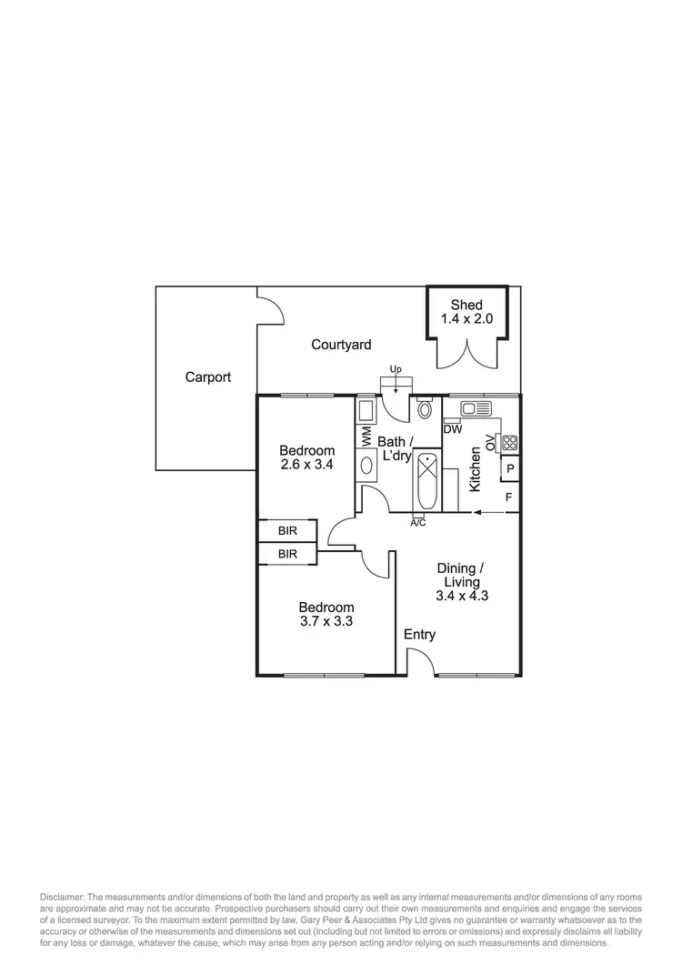 Floorplan of Homely unit listing, 6/5-7 Radcliff Avenue, Cheltenham VIC 3192