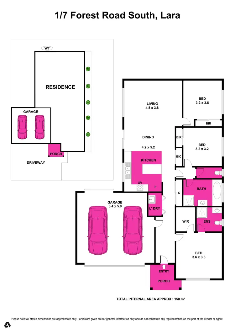Floorplan of Homely house listing, 1/7 Forest Road South, Lara VIC 3212