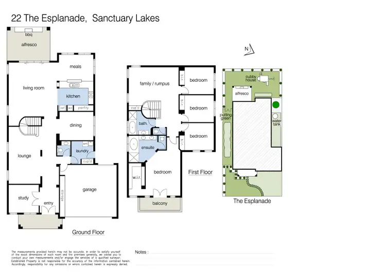 Floorplan of Homely house listing, 22 The Esplanade, Sanctuary Lakes VIC 3030