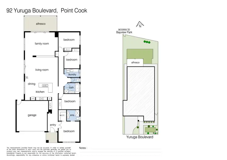 Floorplan of Homely house listing, 92 Yuruga Boulevard, Point Cook VIC 3030
