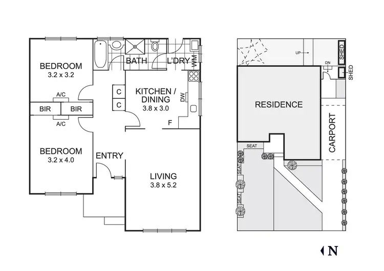 Floorplan of Homely unit listing, 300 Warrigal Road, Cheltenham VIC 3192