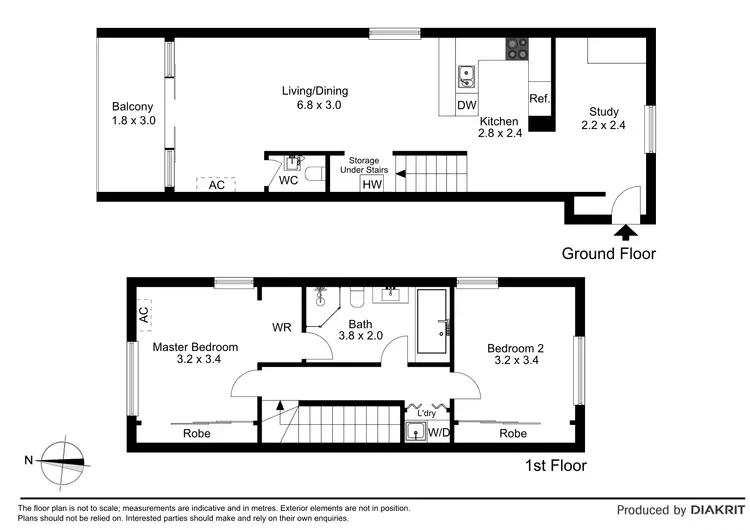 Floorplan of Homely townhouse listing, 9/18 Wests Road, Maribyrnong VIC 3032
