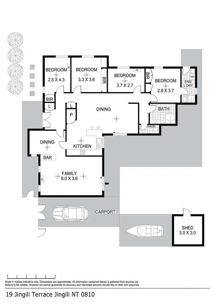 Floorplan of Homely house listing, 19 Jingili Terrace, Jingili NT 810