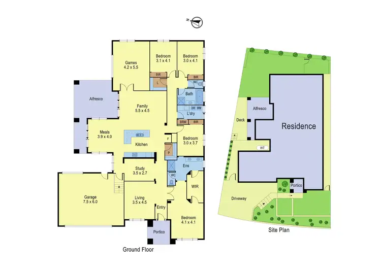 Floorplan of Homely house listing, 57 Kiora Avenue, Doreen VIC 3754