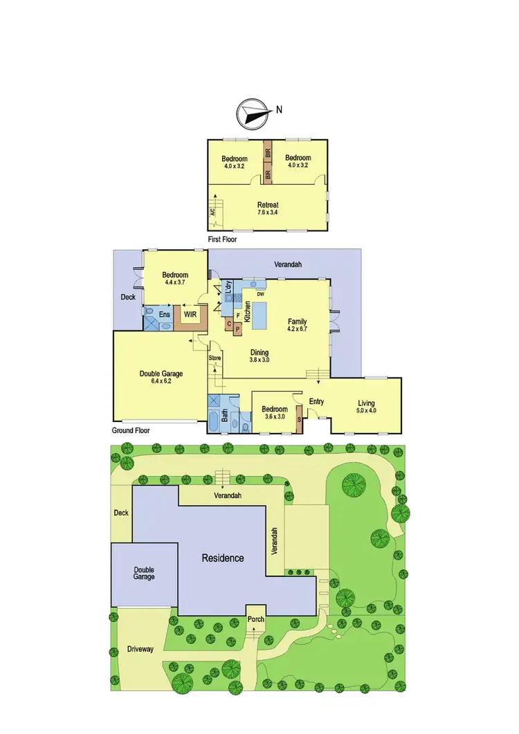 Floorplan of Homely house listing, 5 Brixton Avenue, Eltham North VIC 3095
