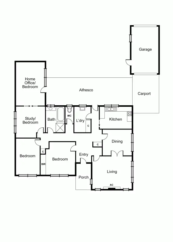 Floorplan of Homely house listing, 6 Edward Street, Chadstone VIC 3148