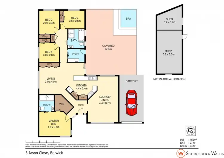Floorplan of Homely house listing, 3 Jason Close, Berwick VIC 3806