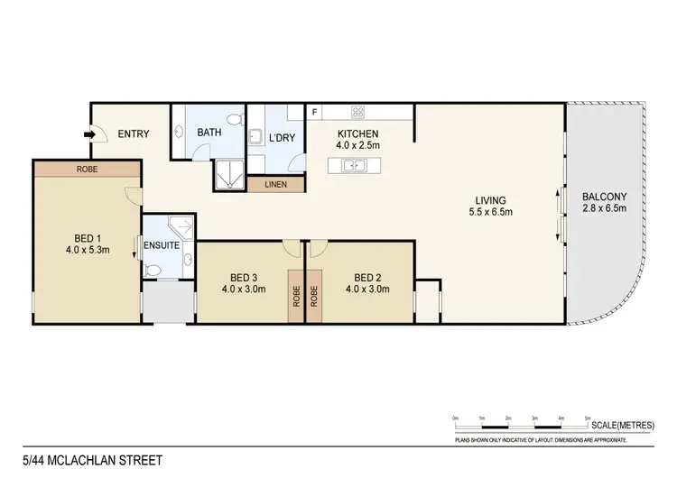 Floorplan of Homely apartment listing, 5/44 Mclachlan Street, Darwin City NT 800