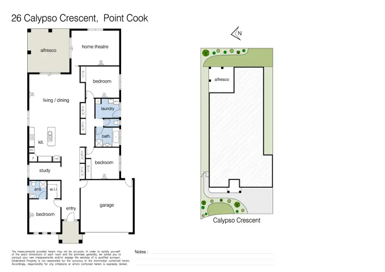 Floorplan of Homely house listing, 26 Calypso Crescent, Point Cook VIC 3030