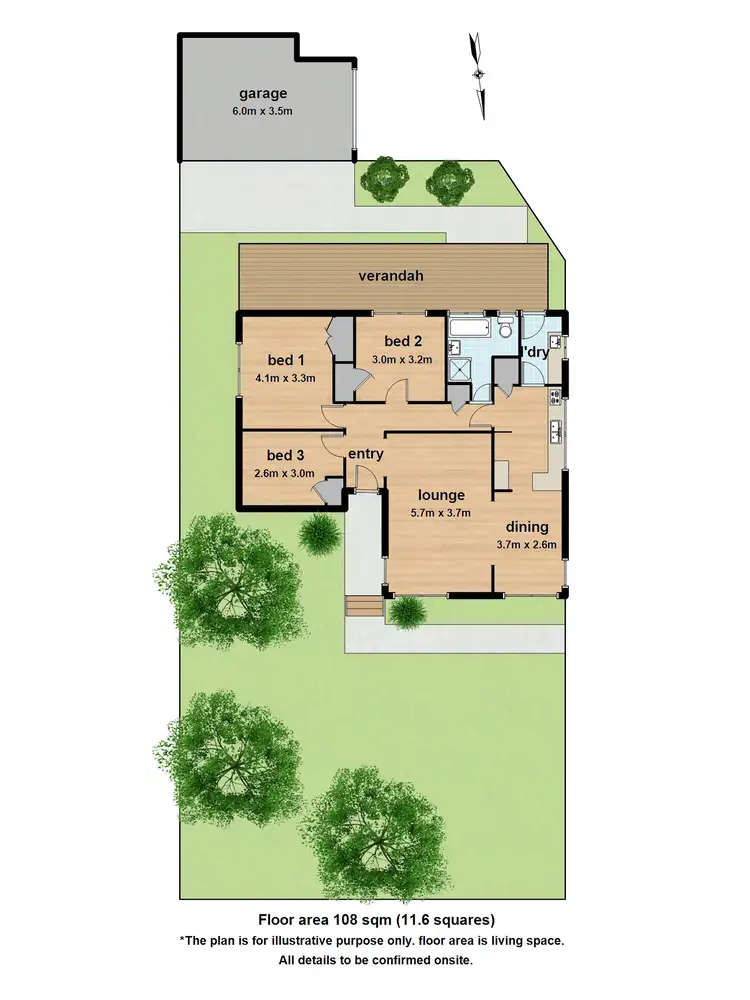 Floorplan of Homely house listing, 8 Sellick Drive, Croydon VIC 3136
